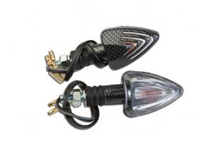 Racing-Blinker \"Peak\" Carbon mit E-Nmmer